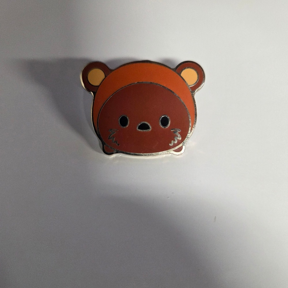 Disney Lapel Pin Unisex OS Brown Star Wars Wicket Ewok Tsum Tsum Enamel 2016